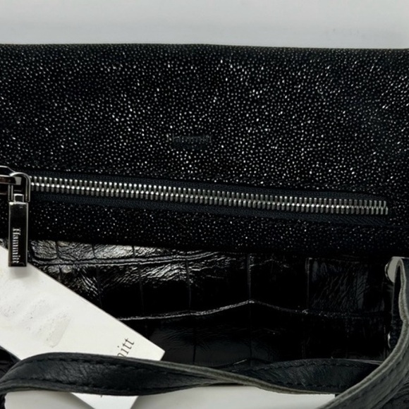 Hammitt Black and Red Small VIP gunmetal Crossbody Bag with box - Picture 16 of 16